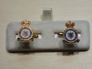 RAF Fighter Command enamelled cufflinks - Click Image to Close